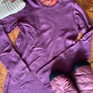 Smartwool Purple Base Layer